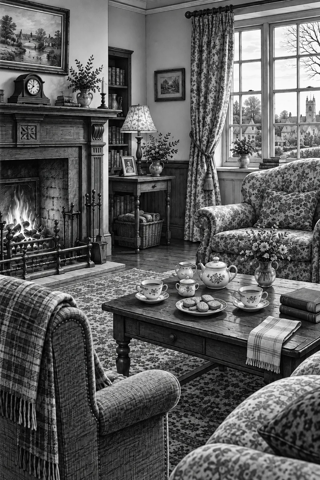 Tea at Rose Cottage in Ashcombe